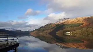 Rowardennan Loch Lomond Time Lapse January 2023 - Scotland winter landscape