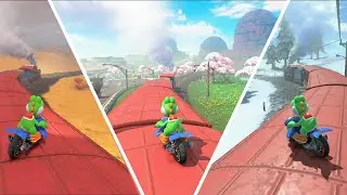 Chill train ride across the whole world | Mario Kart World