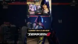 TEKKEN 8 - Jin: Combo 154 Damage (CH (b/f2)1d/f2 + RA) #Shorts #JetstreamPlay