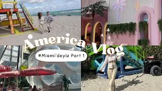 AMERİKA'DAYIZ! 🇱🇷  I Bu ülkede herşey KOCAMAN! Miami'de #wynwoodwalls  , #ihop , #marketturu