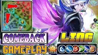 Ling comeback game in Mythic Rank game || By Winry || MLBB