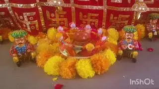 गणेशजी की सजावट | ganpati decoration | Rachana Gandhi  #ganpatidecoration #decoration #ganpati