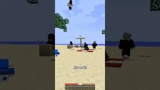 Minecraft, tapi liburan di pantai 🏖️ #shorts