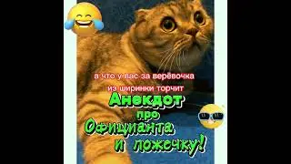 Анекдот про официанта и ложечку. 