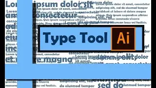 Illustrator Type Tool Tutorial | Easiest Way to Type on AI