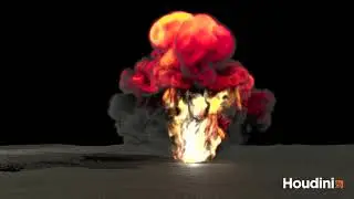 Gas Explosion Quad Set (SIdeFX Houdini) Pyro