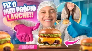 FIZ MEU PRÓPRIO LANCHE DA MALOUCOS HAMBURGUERIA - BIANKA