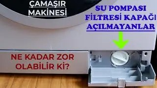 Solution to the Problem of Washing Machine Bottom Cover (Water Pump Cover) Not Opening