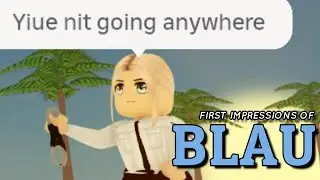 RUNNING FROM CRAZY ADMINS AT BLAU | First Impressions at Blau Hotels | ROBLOX