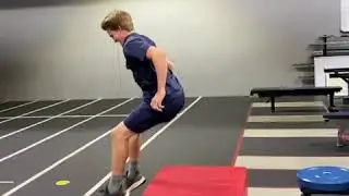 Bench Jump Over To Reverse Box Jump