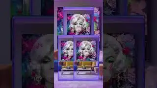 FAMOUS PORTRAIT PRINT - COLORFUL MARILYN MONROE ART - CANVAS PRINT for SALE  #shorts #art