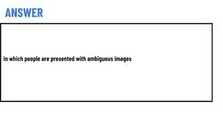The Thematic Apperception Test (TAT) is a projective test ________.
