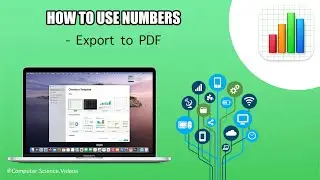 How to Export Your Spreadsheet to PDF On the Numbers Application Using a Mac - Basic Tutorial | New