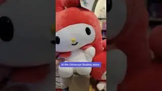 My Melody Sanrio Hello Kitty Merch Plush Collectible Doll Universal Studios Orlando Florida #shorts