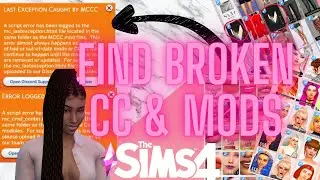 💫🎓HOW TO FIND BROKEN CC/MODS EASY |V’s SIMS 4 UNIVERSITY EP: 10🎓💫