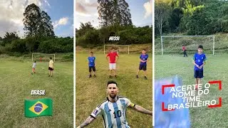OS MELHORES DESAFIOS DE FUTEBOL- SHORTS #desafiofutebol #challenge #desafiodotravessao