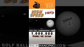 Hitting a golf ball at 1 Million frames per second using the Pharsighted E9•80S  high-speed camera