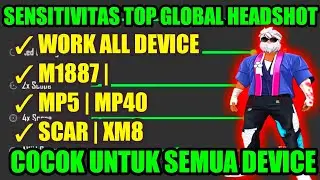 100% MUDAH HEADSHOT ‼️ SENSITIVITAS AUTO HEADSHOT TERBAIK SEMUA SENJATA - Free Fire
