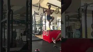 Lunges to box step up #gym #strength #training #fitness