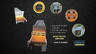 Băng tải sấy khổ lớn 600x4500mm của SVK
