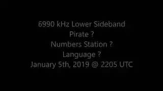 6990 kHz Mystery Shortwave Station, Native American or Japanese Numbers Station?