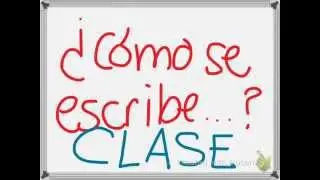 Spanish spelling 1