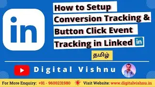 LinkedIn Ads Conversion Tracking and Button Click Event Conversion Tracking Tutorial in Tamil