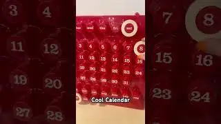 Cool Red Plastic Calendar