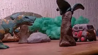 Hide and Rex | T-Rex stop Motion ... Ayuda