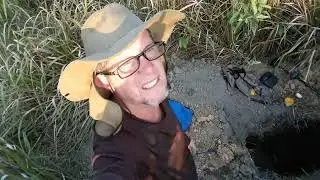 See what type of soil is suitable for gold; a gold nugget found in that soil.