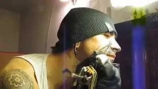 face tattoo, making for yourself by janos kovacs