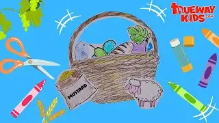 Harvest Bible Craft for Kids: Create Your Own Harvest Basket + Gospel Message (Free Template)