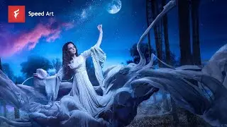 Blue Visions - Adobe Photoshop CC Timelapse