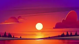 Sunrise Animation Video in After Effect Fiverr Project. Animation Video/Motion Graphics/ Background