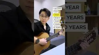 1 second vs 10 years of Guitar #shorts