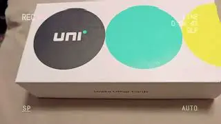 Unboxing of UNI card 