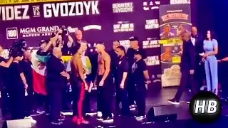 David Benavidez vs Oleksandr Gvozdyk Official Weigh In