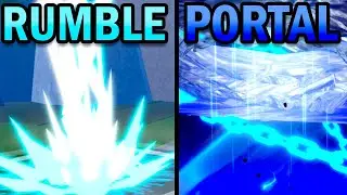 Rumble VS Portal | PVP and COMPARISON | Blox Fruits