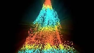 Blender animation - Particles affected by music in cycles animation at 720p 60fps