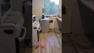 Сменили полы🤣теперь не деревянные,а плиточные😊 