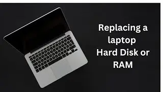 Replacing  HP Elitebook laptop RAM and Hard Drive