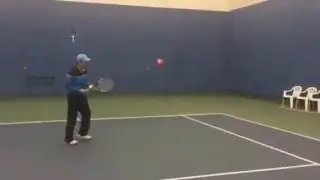 Hitting the Sampras forehand