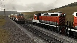 Feather River Canyon (Ovoville - Crescent Miles). Часть 1.  Игра Train Simulator 2020 Dovetail Games