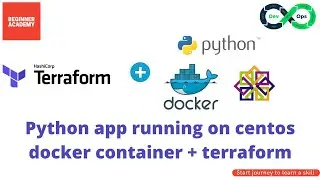 Docker Tutorial For Beginners - How To Containerize Python Applications with terraform