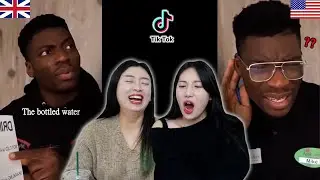 Korean Girls React to 'American vs British English' Tiktok