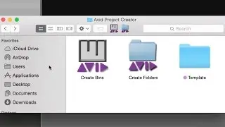 Avid Project Creator