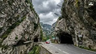 France Scenic Drive 4K | Cliffside Tunnels to a Medieval Fortress (Var Valley | No Music)