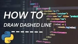 How To Draw a Dashed Line in Python