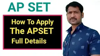 how to apply ap set 2021 | andhrapradesh set application apply process | 