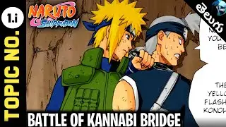 Kakashi Sharingan Back Story Part-1|Battle of KANNABI bridge|Anime Telugu Edits